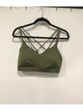 Old navy green sports bra xl